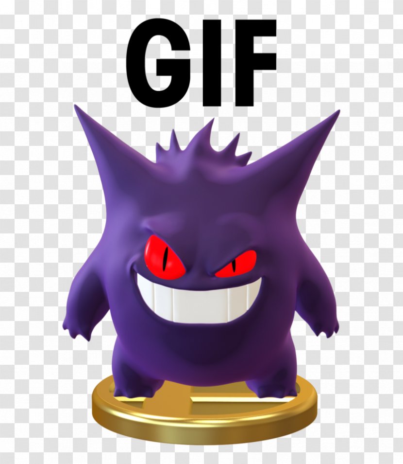Gengar Fan Art Pokémon - Trophy - Smash Transparent PNG