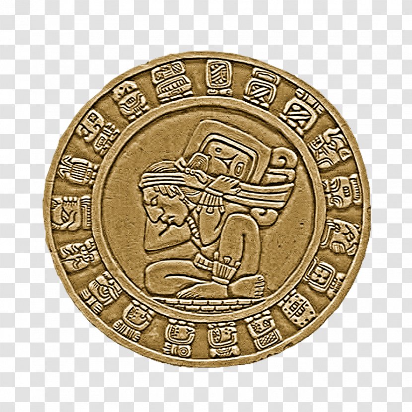 Coin Maya Civilization History Brass Inca Empire - Medal Transparent PNG