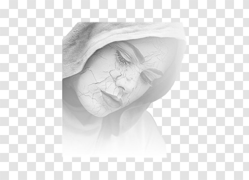 Photography Drawing Woman Monochrome - Tube Transparent PNG