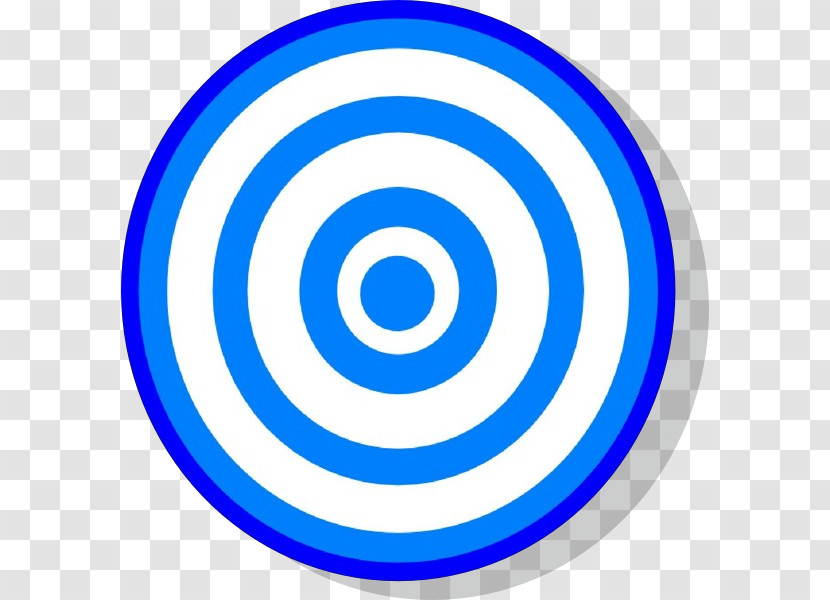 Circle Electric Blue Spiral Transparent PNG