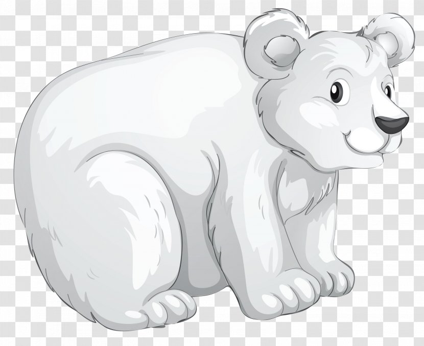 Polar Bear Arctic North Pole Cartoon - Tree Transparent PNG