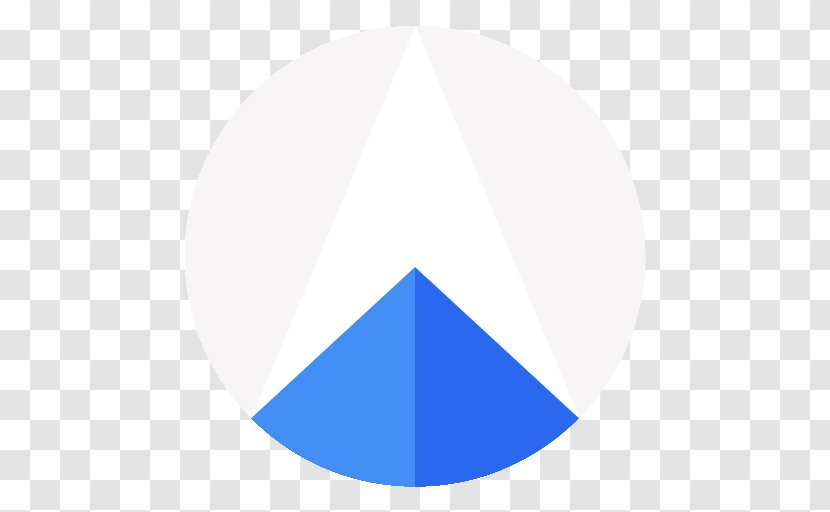 Blue Triangle Logo Brand Symbol - App Sparrow Transparent PNG