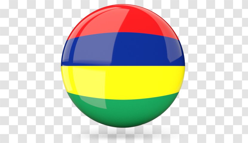 Flag Of Mauritius - Sphere Transparent PNG