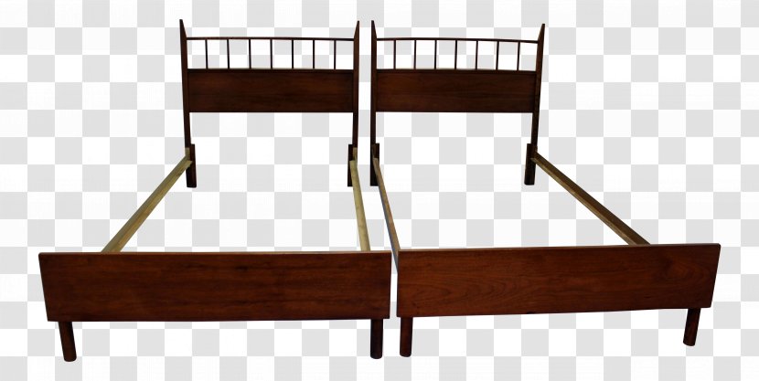 Table Furniture Bed Frame - Walnut Transparent PNG