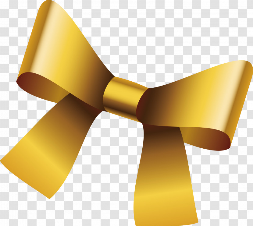 Yellow Ribbon Material Property Symbol Transparent PNG