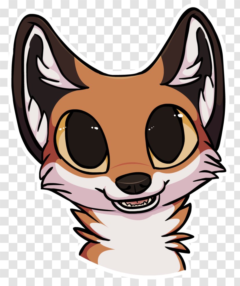 Whiskers Dog Cat Red Fox Illustration - Snout Transparent PNG