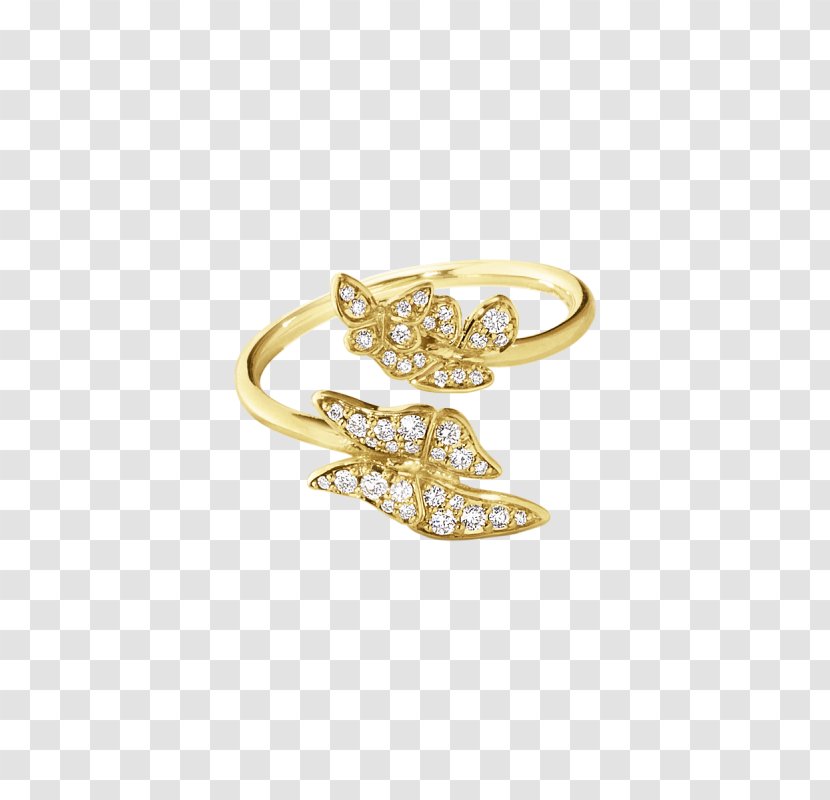 Earring Jewellery Gold Diamond - Ring Transparent PNG