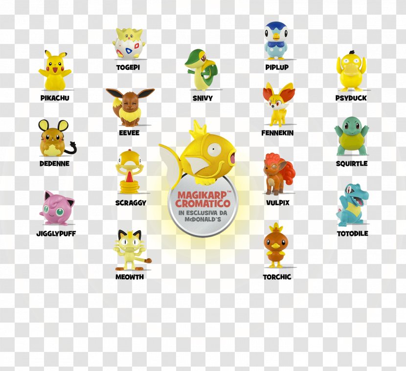 Pokémon X And Y McDonald's Magikarp Happy Meal - Mcdonalds Transparent PNG