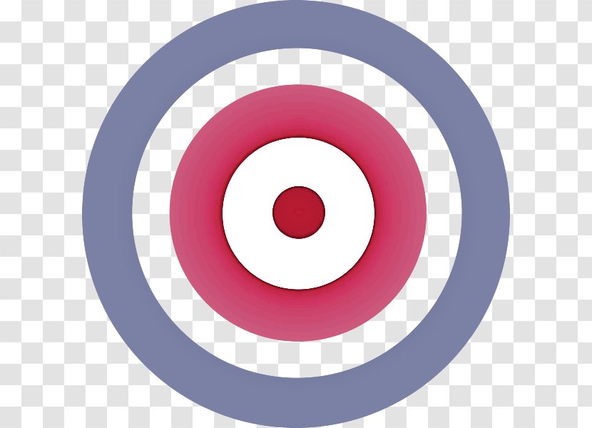 Circle Target Archery Eye Recreation Clip Art - Magenta - Precision Sports Transparent PNG