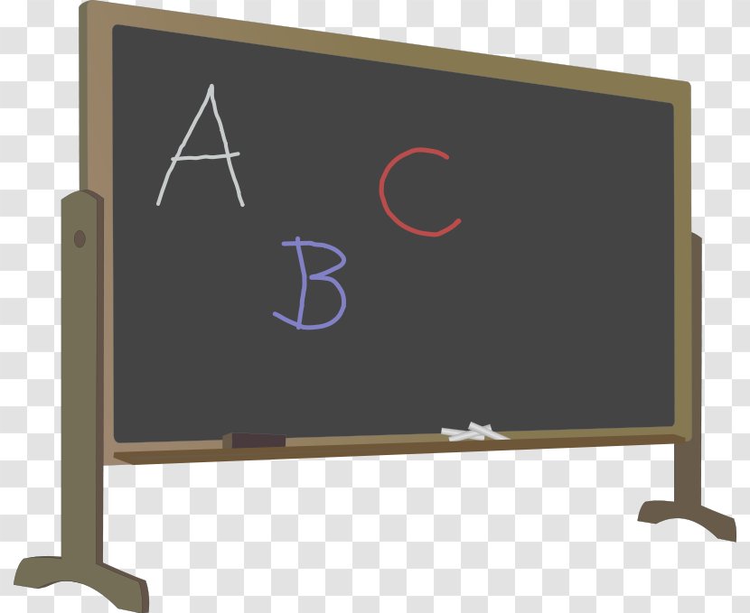 Blackboard Teacher Clip Art - Inkscape - Chalkboard Book Cliparts Transparent PNG