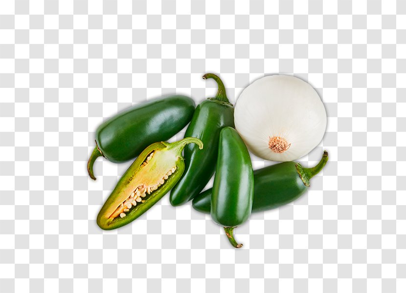 Jalapeño Habanero Serrano Pepper Bird's Eye Chili Pasilla - Vegetarian Food - Pozole Transparent PNG