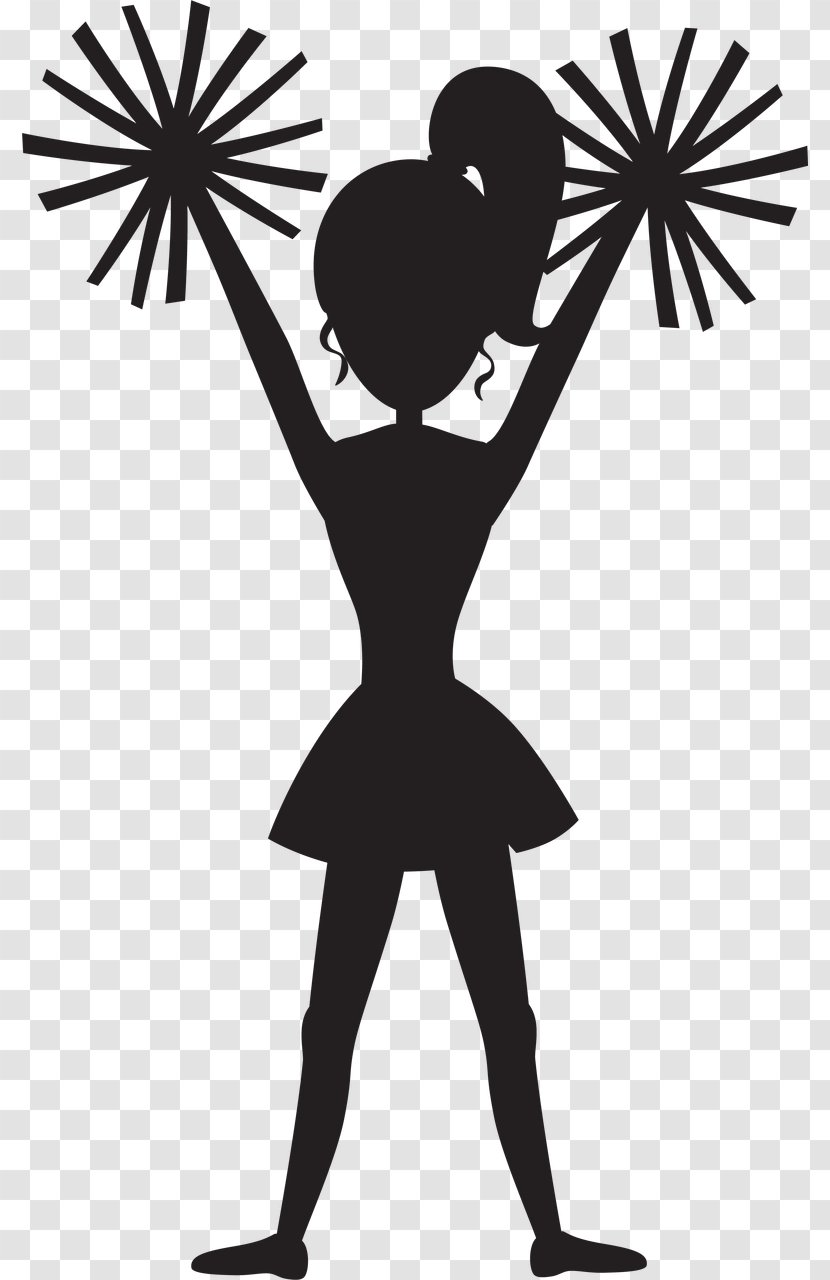 Silhouette Cheerleading Image Clip Art Illustration Transparent PNG