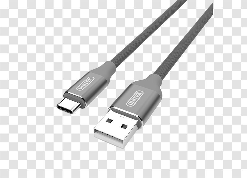 Unitek USB-c 1m Male To Cable Y-C4025A Micro-USB Electrical - Plantronics Usb Headset Station Transparent PNG