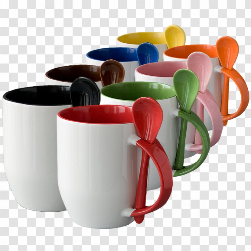 Magic Mug Sublimation Ceramic Handle - Plate Transparent PNG