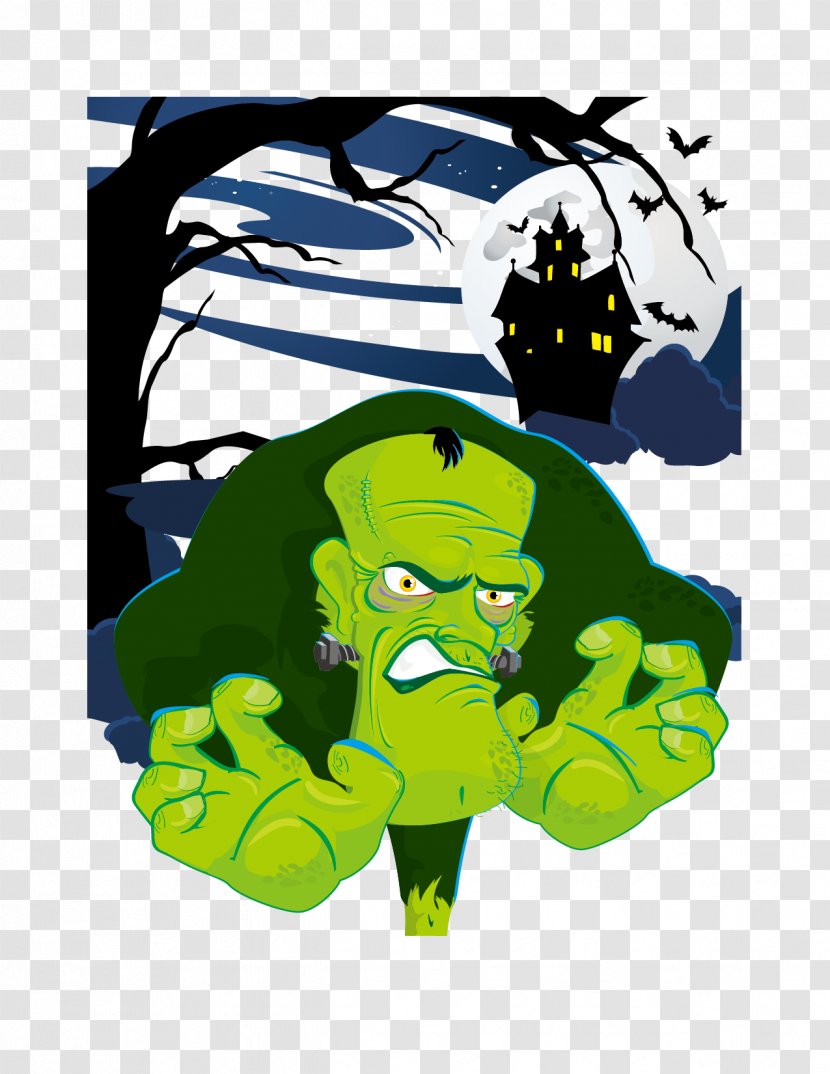 Cartoon Halloween Character - Fictional - Monster Transparent PNG