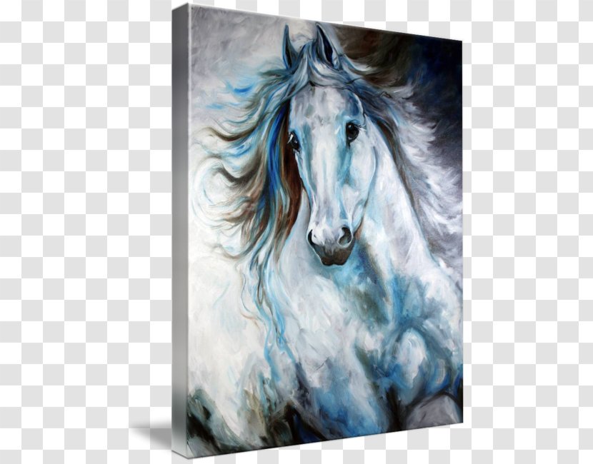 Horse Oil Painting Abstract Art - Modern - Arabian Transparent PNG