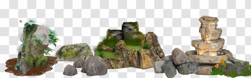 Drinking Fountains Animal - Fountain - Rock Garden Transparent PNG