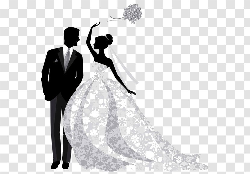 Wedding Invitation Bridegroom Vector Graphics - Formal Wear - Bride Transparent PNG