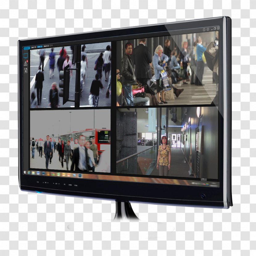 LCD Television Computer Monitors Set LED-backlit - Backlight - Digital Security Transparent PNG