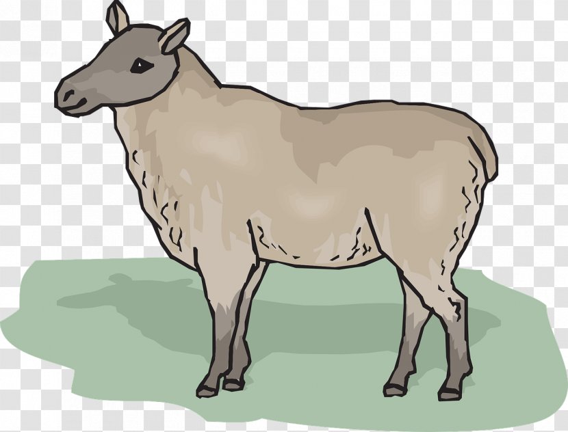Sheep Clip Art - Livestock - On The Grass Transparent PNG