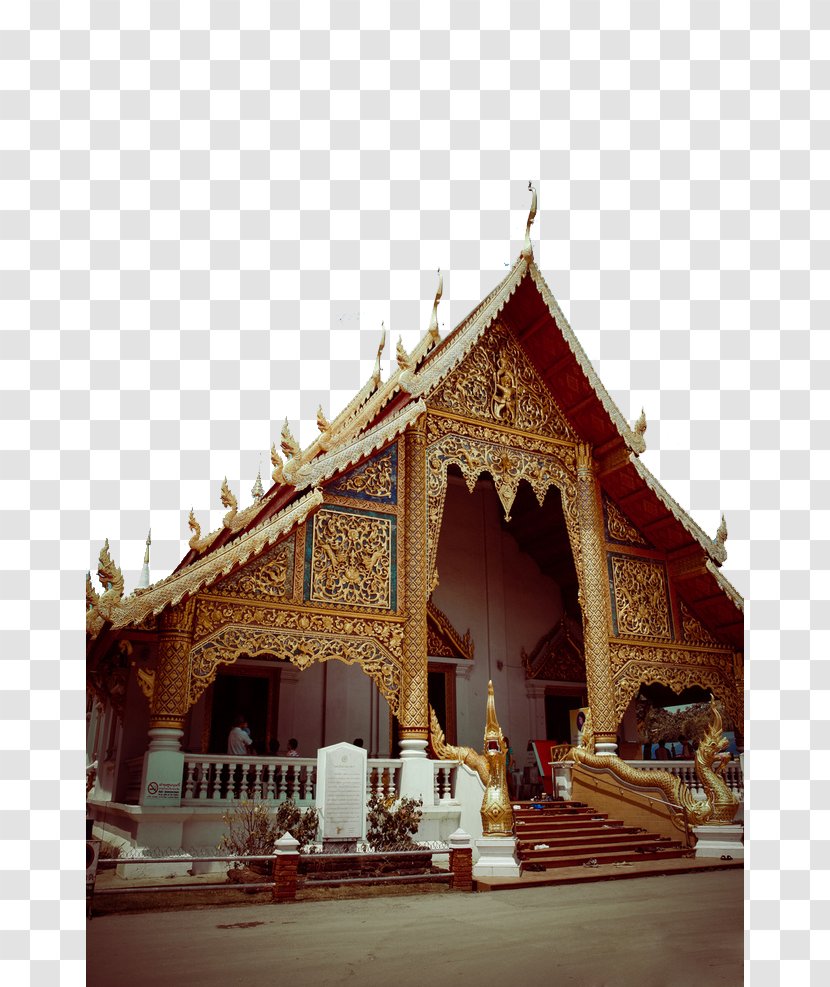 Wat Phra That Doi Suthep Chiang Rai Temple Hotel - Facade - Mai Roof Transparent PNG