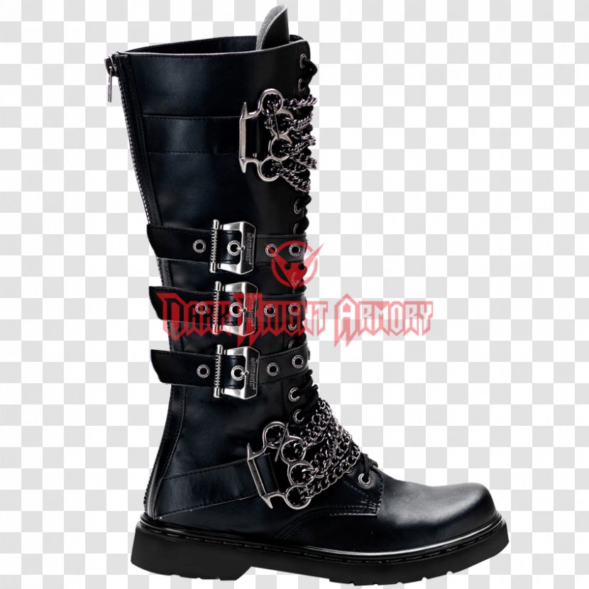 Knee-high Boot Combat Shoe Gothic Fashion - Footwear Transparent PNG