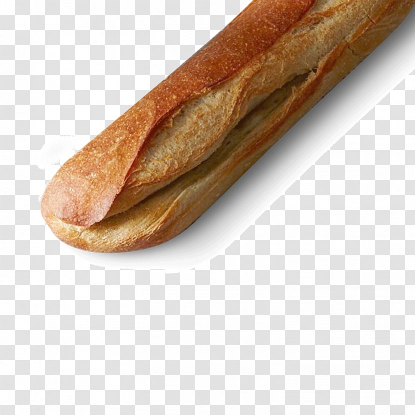 Bratwurst Hot Dog Baguette Thuringian Sausage - Grey Bread Transparent PNG