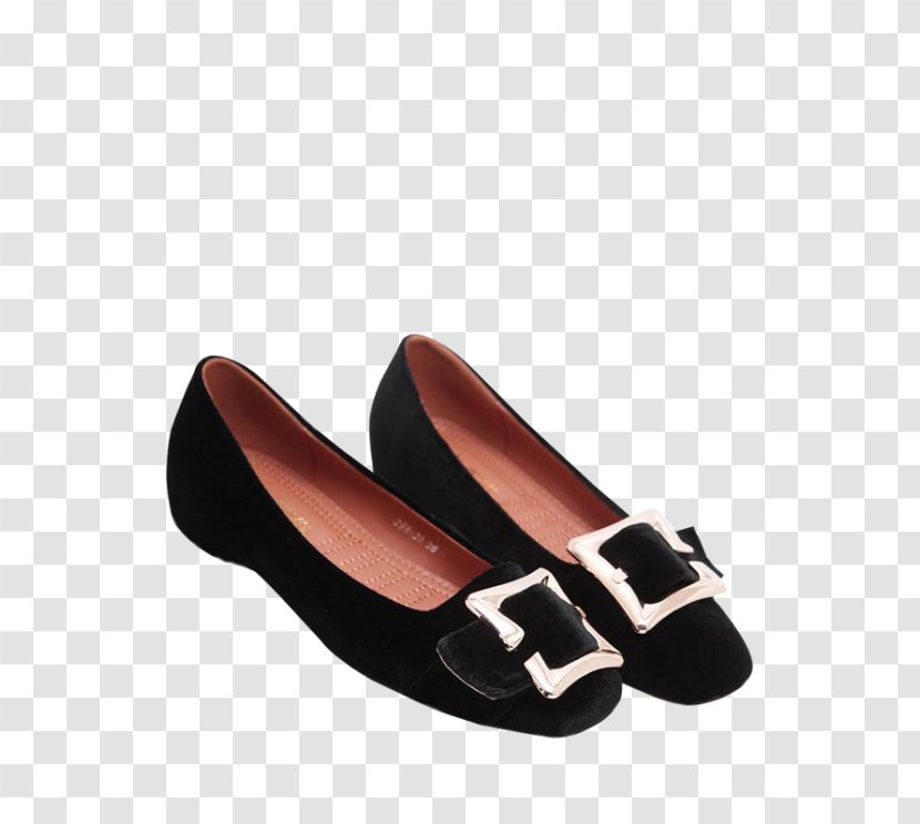 Ballet Flat Slip-on Shoe Strap Buckle - Toe - Footwear Transparent PNG