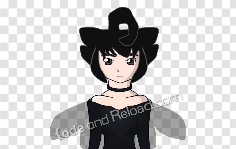 Hat Black Hair Character Clip Art - Frame - Swan Transparent PNG