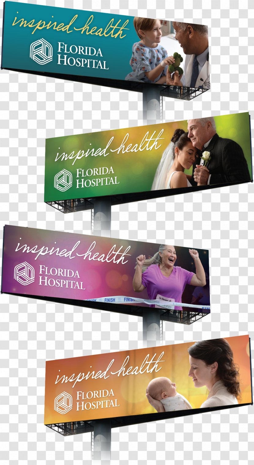 Florida Hospital Health Care Advertising - Tampa - Boards Transparent PNG