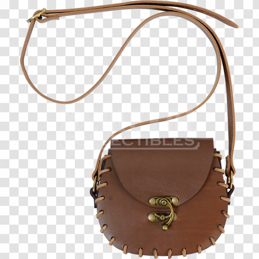 Handbag Leather Shoulder Strap Belt - Brown Transparent PNG