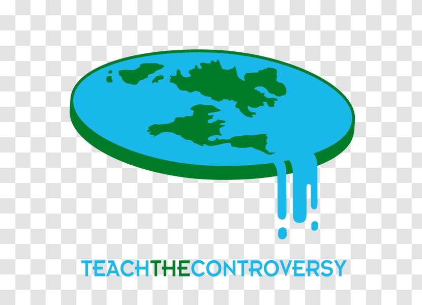 The Flat Earth Society Teach Controversy Modern Societies - Logo Transparent PNG