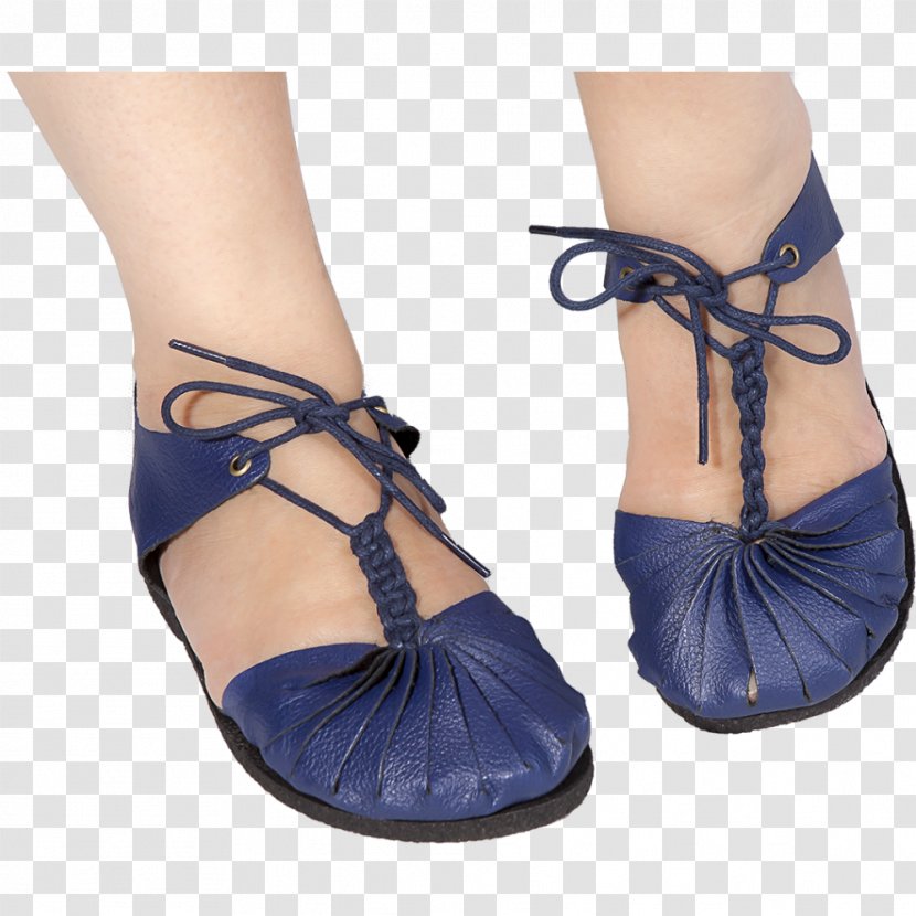 Cobalt Blue Ankle Sandal High-heeled Shoe - Electric Transparent PNG