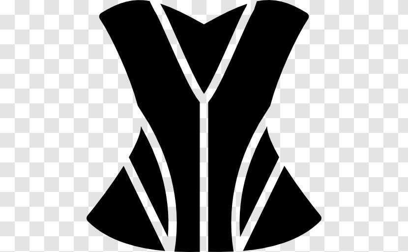Black And White Monochrome Photography Symbol - Corset Transparent PNG