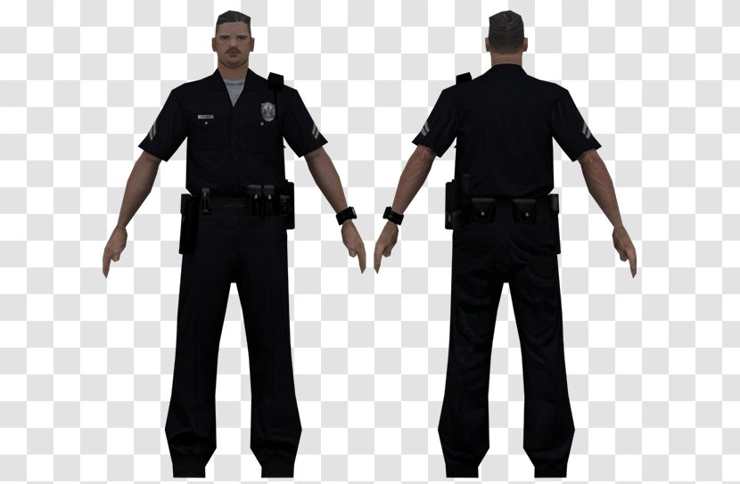 Grand Theft Auto: San Andreas Los Angeles Police Department Multiplayer Officer - Shoulder Transparent PNG