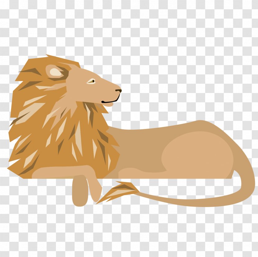 Lion Northern Giraffe Clip Art - Cartoon - Vector Transparent PNG