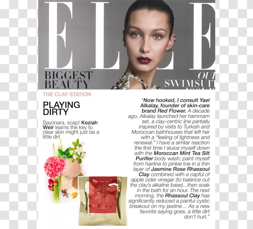 Bella Hadid Magazine Model Elle Harper's Bazaar Transparent PNG