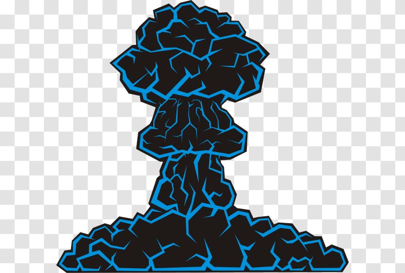 Mushroom Cloud Nuclear Weapon Clip Art - Tree - Vector Transparent PNG