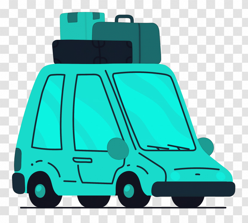 Compact Car Car Electric Vehicle Transport Green Transparent PNG
