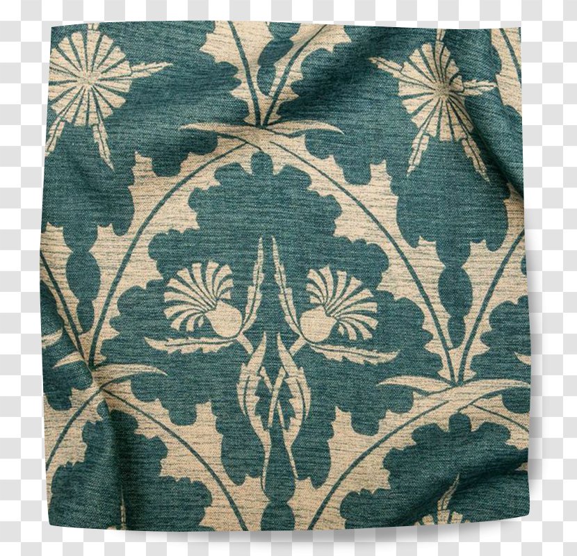 Heriz Rug Teal Linen Blue Green - Woven Fabric - Home Textiles Transparent PNG