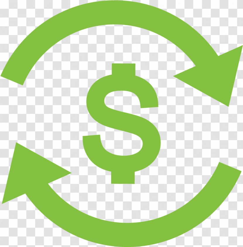 Clip Art Circle Image Arrow - Trademark - Money Sign Green Transparent PNG