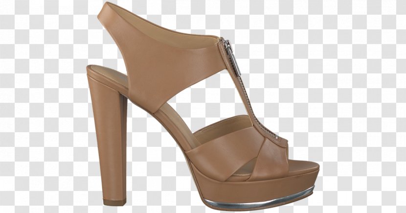 Bishop Platform Leather Sandals Shoe Michael Kors - Brown - Sandal Transparent PNG