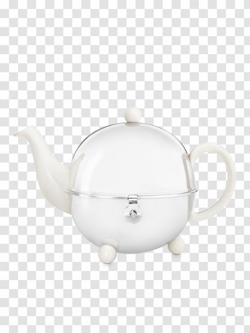 Teapot Ceramic Stainless Steel - Lid Transparent PNG