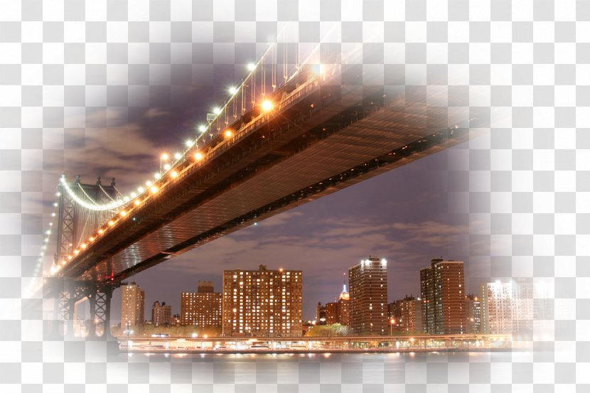 Manhattan Bridge Business Computer Microsoft PowerPoint - Stock Photography Transparent PNG