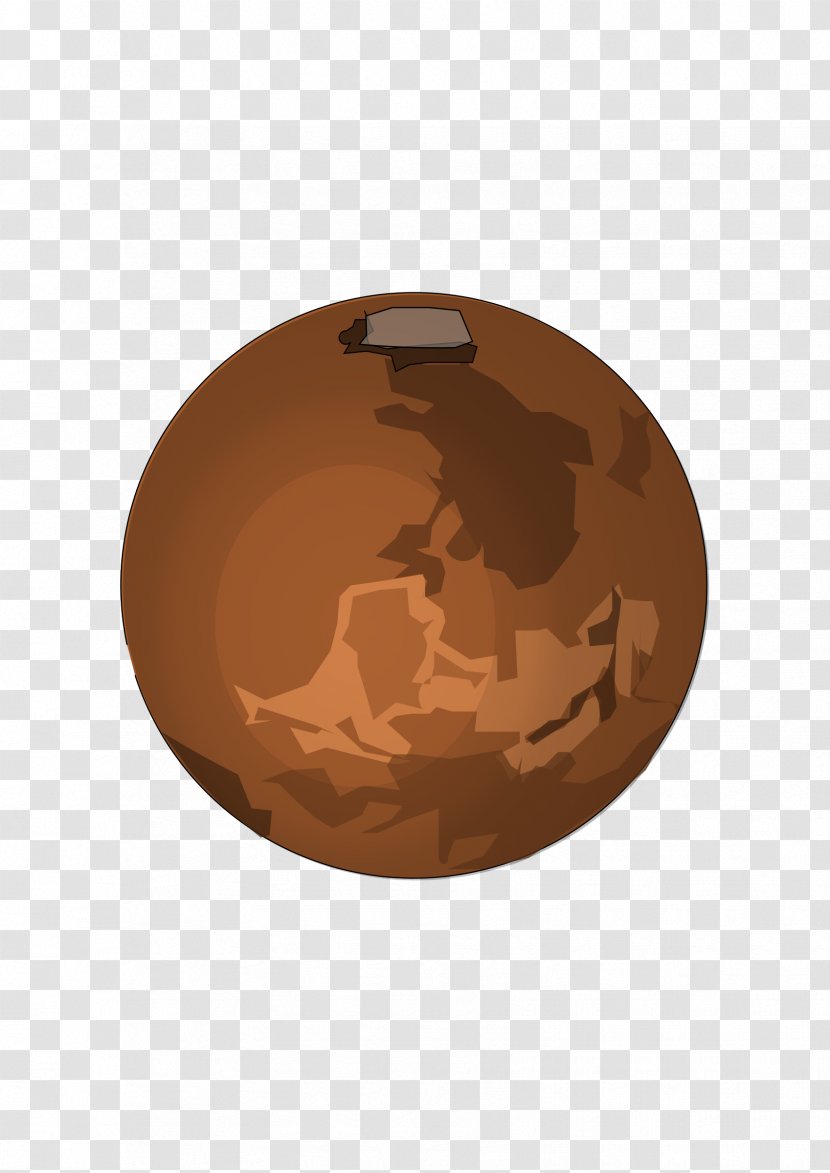 Mars Planet Clip Art - Tan Cliparts Transparent PNG