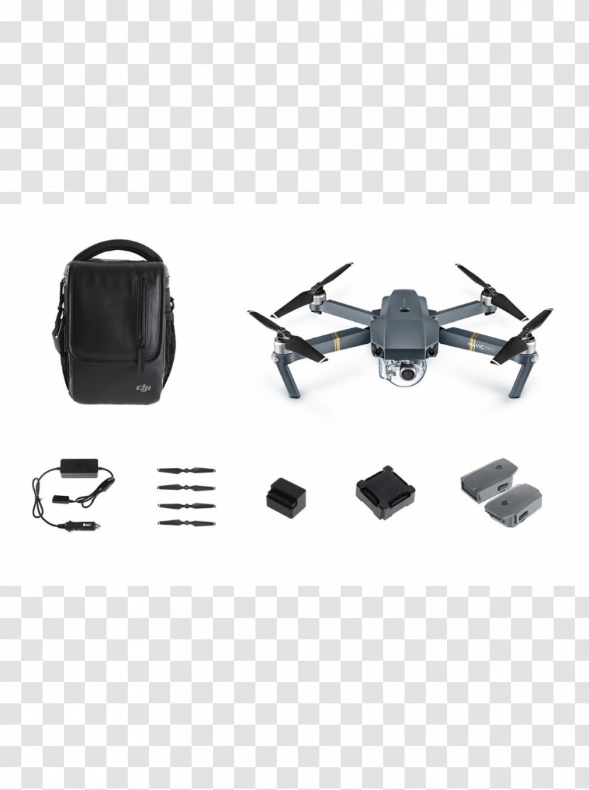 Mavic Pro Quadcopter 4K Resolution Unmanned Aerial Vehicle DJI - Drone Transparent PNG