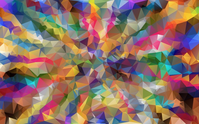Low Poly Desktop Wallpaper Clip Art - Color - Line Transparent PNG