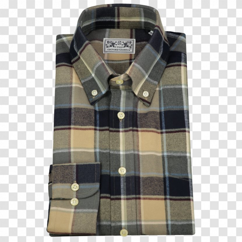 Dress Shirt Tartan Collar Sleeve Button Transparent PNG