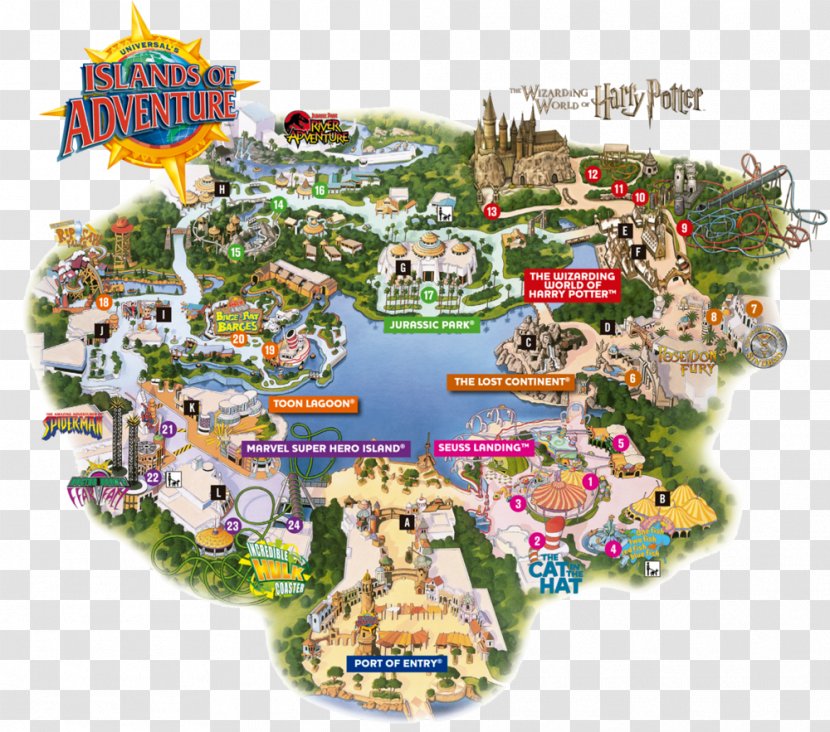 Universal's Islands Of Adventure Volcano Bay Universal Studios Hollywood Walt Disney World - Orlando - Travel Transparent PNG