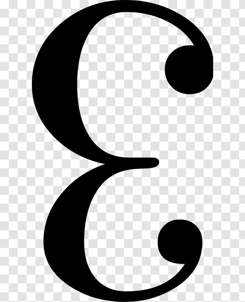 Circle Point White Crescent Clip Art - Black And Transparent PNG
